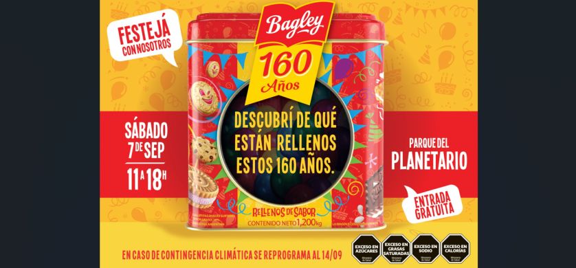 Bagley cumple 160 años y lo festeja a lo grande en el parque del Planetario