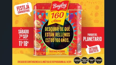 Bagley cumple 160 años y lo festeja a lo grande en el parque del Planetario