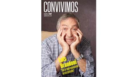 Luis Brandoni en la tapa de Convivimos de septiembre