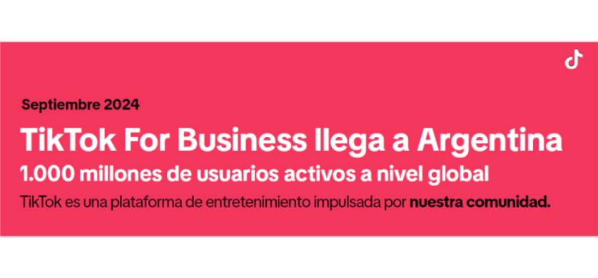 TikTok for Business llega a Argentina