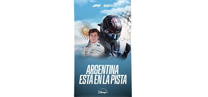 DISNEY+ transmite en vivo la F1 en Azerbaiyán con la presencia de Colapinto