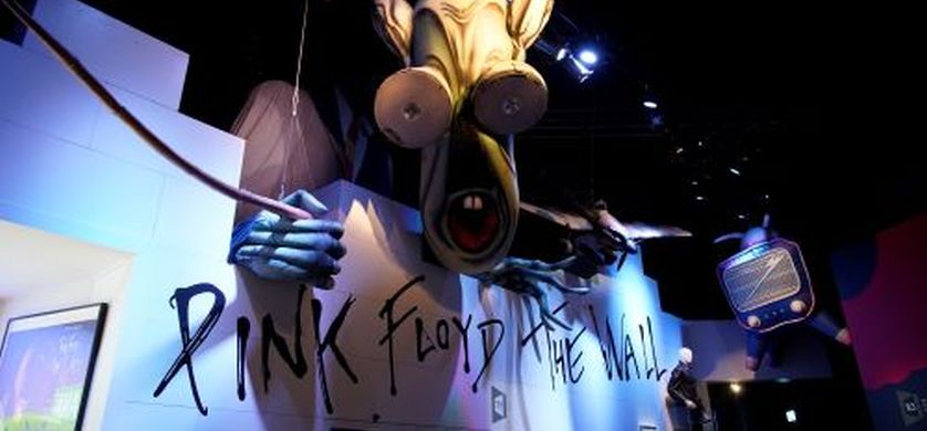 Avant premiere de The Pink Floyd Exhibition their mortal remains