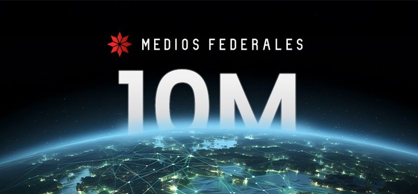 Medios Federales alcanza los 10 millones de usuarios en su red de medios digitales