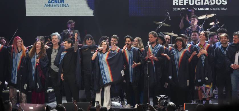 El 5° Concierto con los Refugiados a beneficio de Fundación ACNUR Argentina llenó el Gran Rex