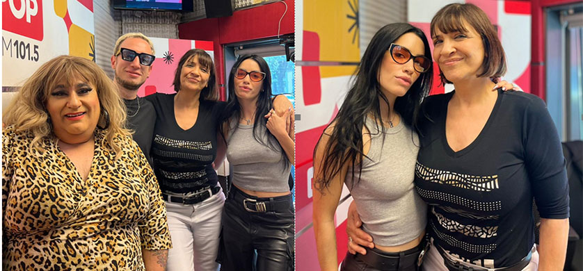 Lali Espósito visitó POP Radio 101.5 y fue entrevistada por Elizabeth Vernaci