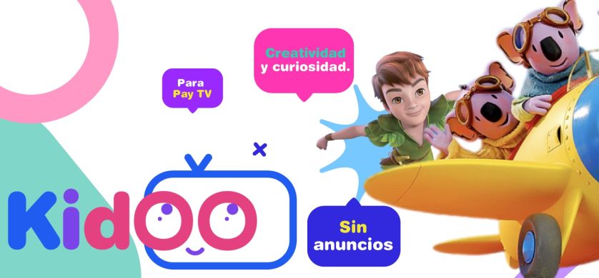 Flow incorpora en su grilla a KidOO, un canal dirigido a la audiencia infantil
