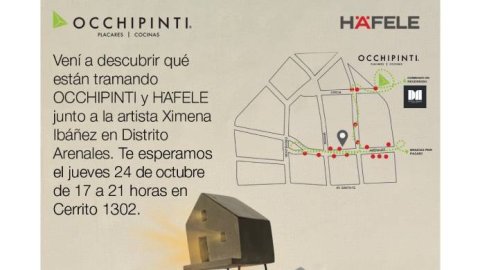 Occhipinti y HÄFELE crean “Tramando Momentos” junto a la artista Ximena Ibáñez