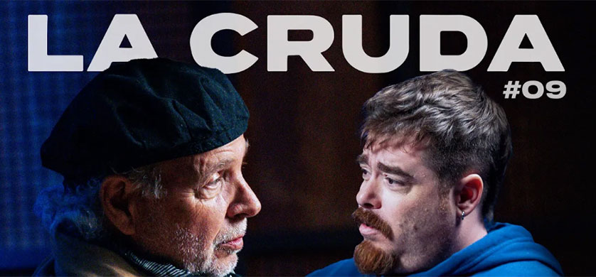 Ya está disponible en Flow las nuevas entrevistas de "La Cruda", el podcast de Migue Granados