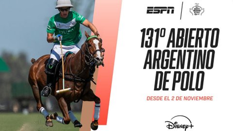 ESPN transmite en vivo el Abierto Argentino en Palermo, el torneo de polo más importante del mundo