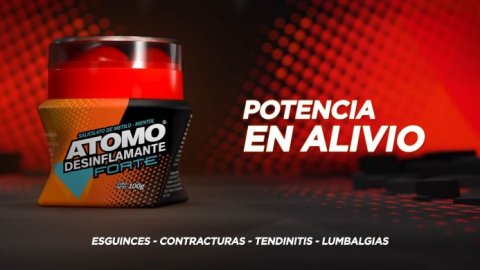 Primera campaña de Átomo Desinflamante Forte producida por HDFILM/POSTHOUSE