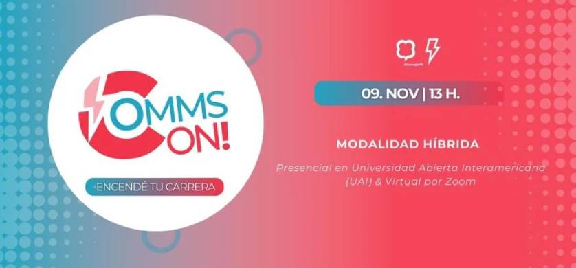 Se acerca COMMS ON!: El evento hecho por y para jóvenes de comunicación de todo el país