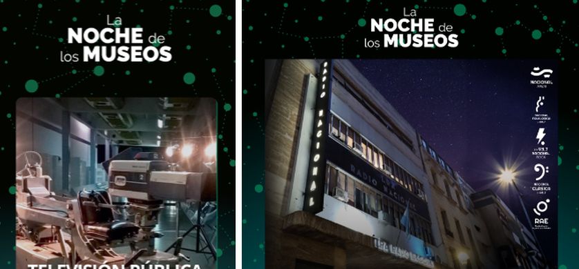 Televisión Pública y Radio Nacional participan en La Noche de los Museos