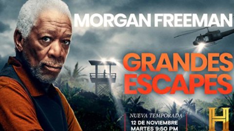 History estrena la segunda temporada de "Grandes escapes con Morgan Freeman"