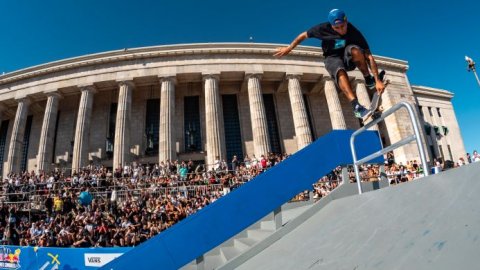 La élite del skate conquistó la Facultad de Derecho