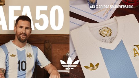 adidas Originals y newcycle celebran los 50 años de la primera camiseta de adidas para AFA