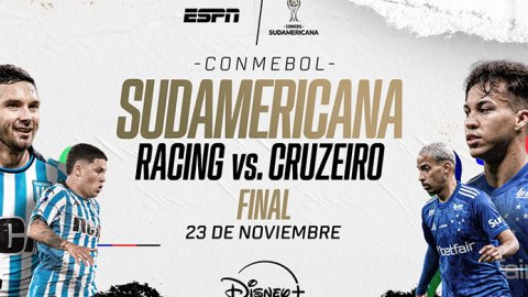 ESPN trae a DISNEY+ la fantástica definición Racing vs. Cruzeiro