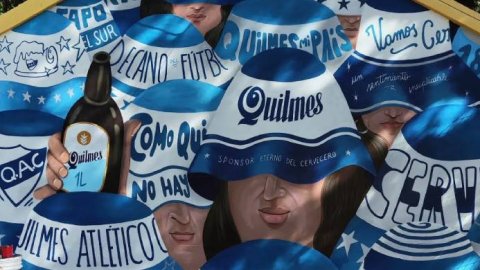 Quilmes rinde homenaje a los hinchas quilmeños con murales en el Parque de la Cervecería y en la cancha