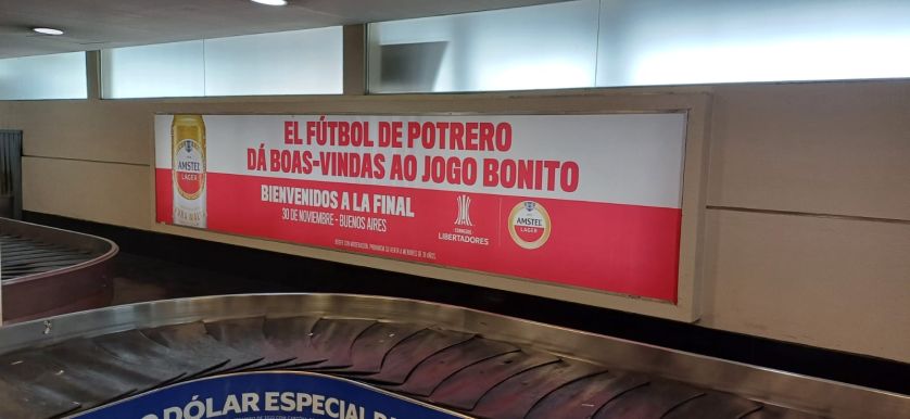 Ingenioso mensaje de Amstel y Don frente a la final de la Copa Libertadores