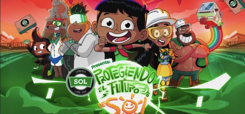 Cemento Sol y VML lanzan serie animada sobre construcción segura que supera los 20 millones de vistas