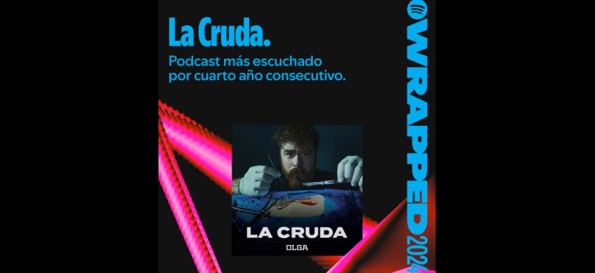 Por cuarto año consecutivo, La Cruda fue el podcast más escuchado en la Argentina