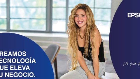 Epson lanza campaña con Shakira destacando tecnología para negocios