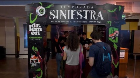 Acción de Dr.Lemon durante la Temporada Siniestra de Cinemark Hoyts de la mano de Flix Media 