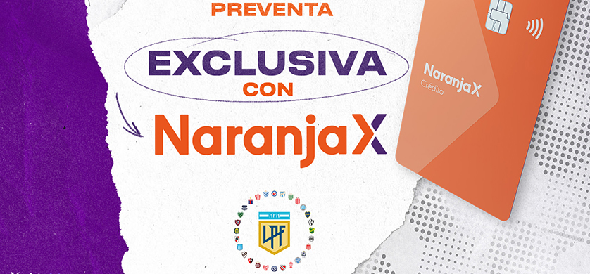 Naranja X, sponsor de la Liga Profesional de Fútbol, lanza la preventa exclusiva para la final "Trofeo de Campeones 2024"