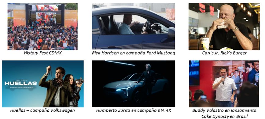 History y Lifetime: las caras de las activaciones en 2024