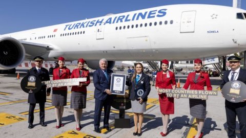 Turkish Airlines consigue el título Guinness World Records al mayor número de países a los que vuela una aerolínea