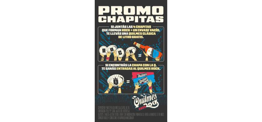 Quilmes lanza su promoción para ganar entradas al Quilmes Rock 2025