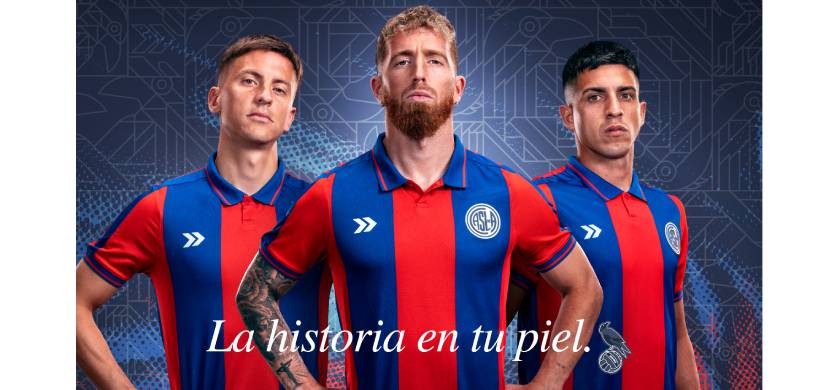 San Lorenzo lanza su indumentaria 2025 con Atomik como nuevo sponsor técnico