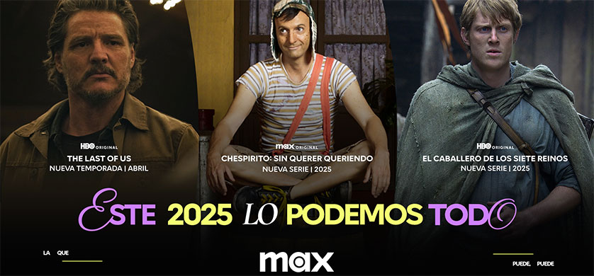 Max presenta su catálogo 2025 con estrenos, eventos en vivo y más contenido deportivo