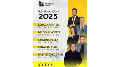 Cambios en la programación de Radio Rivadavia