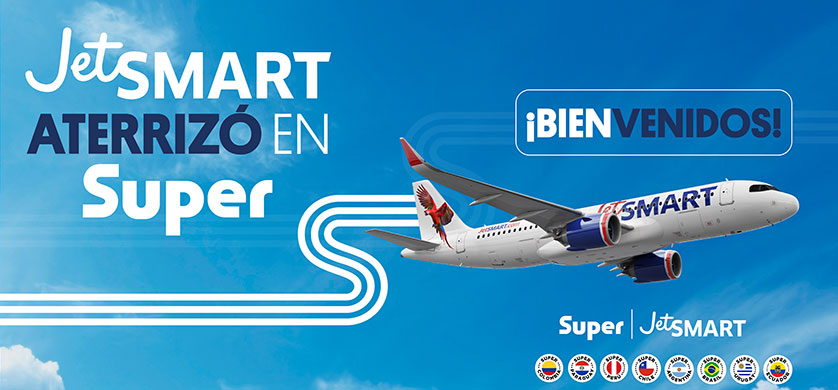 SUPER es la nueva agencia regional de JetSMART