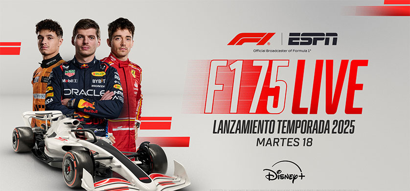 Aniversario de la F1: ESPN trae a DISNEY+ la megafiesta en Londres de la Presentación 75° 