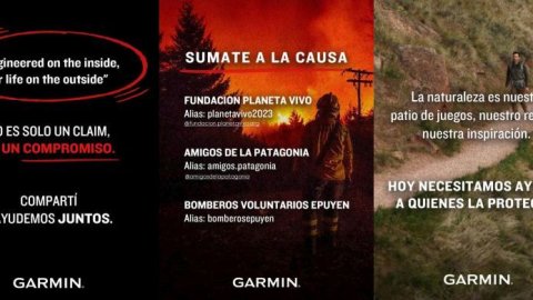 Garmin Argentina se une a la lucha contra los incendios en la Patagonia