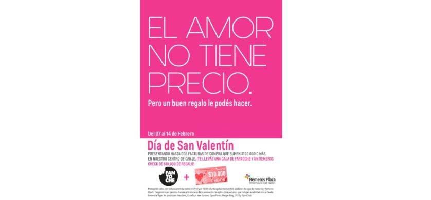 “El Amor no tiene precio”, lo nuevo de Arthur Newton para Remeros Plaza Shopping