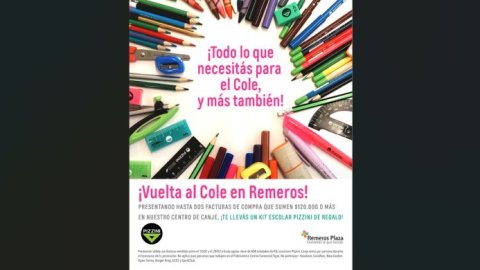 "Todo lo que necesitás para el Cole y más también", lo nuevo de Arthur Newton para Remeros Plaza Shopping