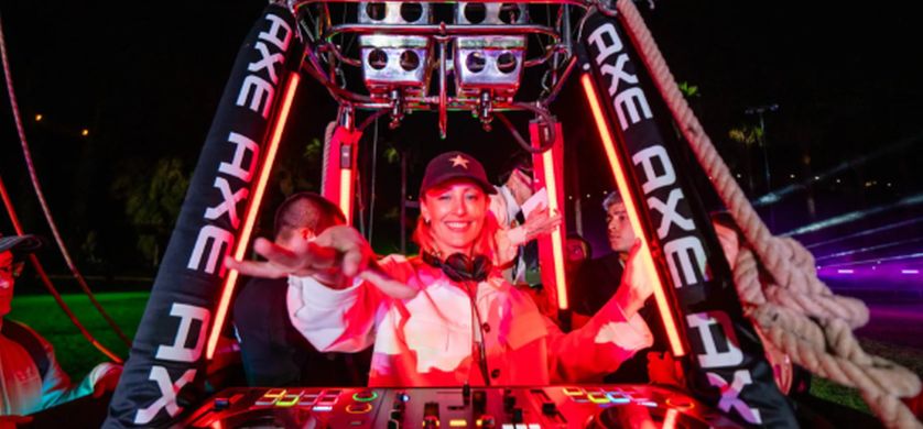 AXE llevó el estilo a nuevas alturas con un evento en el cielo