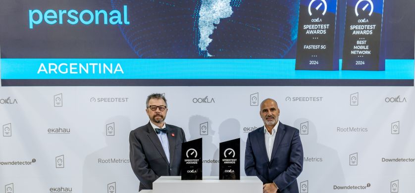 Personal recibe la distinción a la mejor red móvil de la argentina