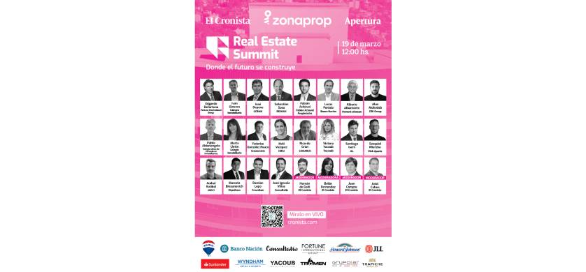 El Cronista presenta el Real Estate Summit 2025, con foco en sostenibilidad y financiamiento