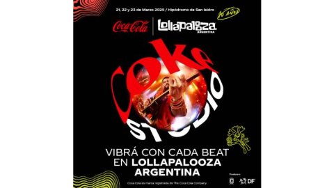 Coca-Cola presenta una experiencia inmersiva en Lollapalooza Argentina 2025