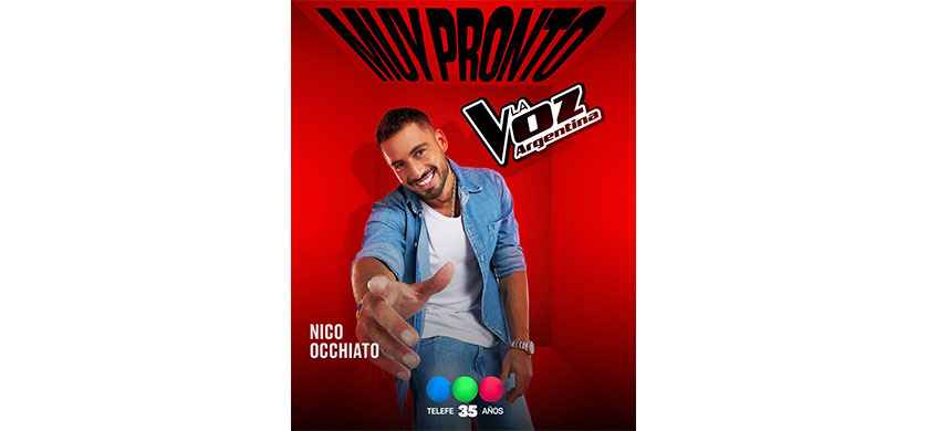 Nico Occhiato es el nuevo conductor de La Voz Argentina