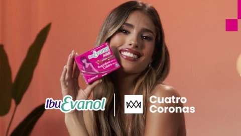 "Cuando algo te duele, no sos vos", lo nuevo de Cuatro Coronas para IbuEvanol