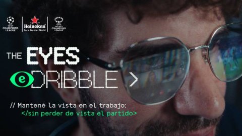 Publicis Argentina desarrolló para Heineken una campaña que une fútbol, trabajo y tecnología