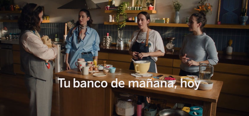 “Tu banco del mañana, hoy”, la nueva campaña BBVA creada por Zurda Agency