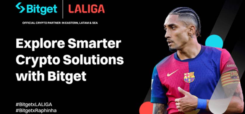 Bitget y LALIGA presentan una campaña con Raphinha que une fútbol de élite y tecnología cripto