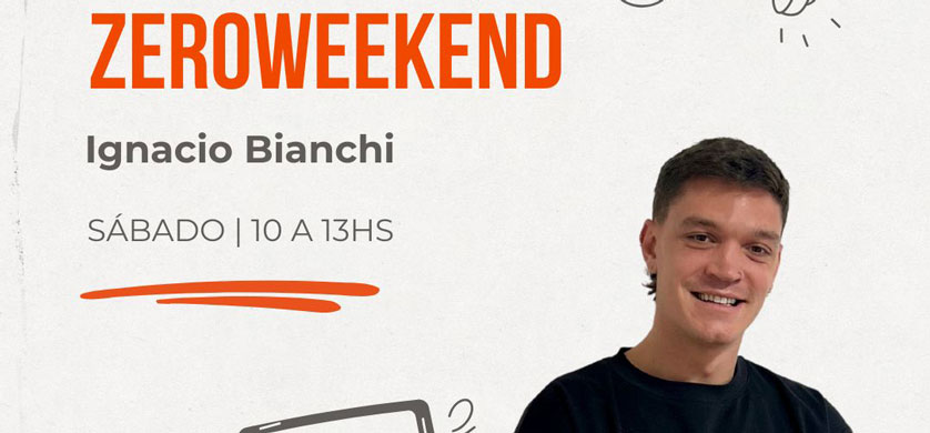 Radio Zero presenta a Ignacio Bianchi como nuevo conductor de Zero Weekend