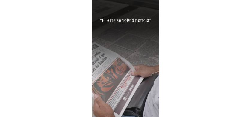 Nasta Ogilvy Paraguay y Ogilvy Perú transformaron un diario en una galería de arte