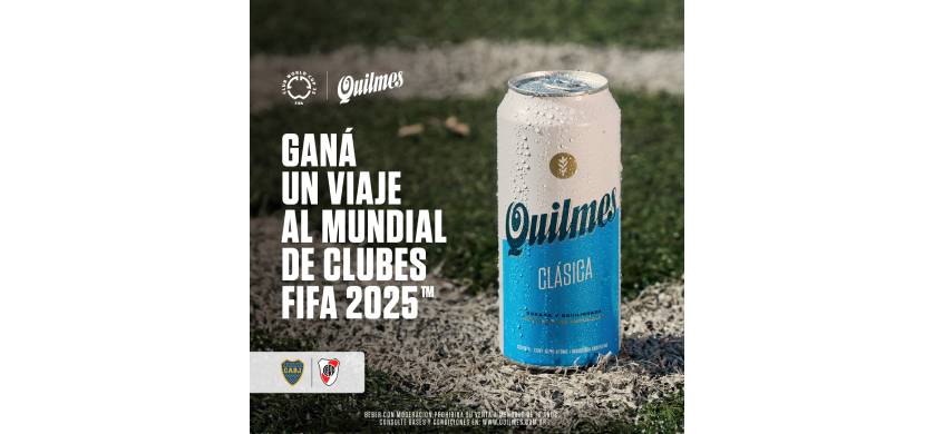 Quilmes será la cerveza oficial del Mundial de Clubes FIFA 2025
